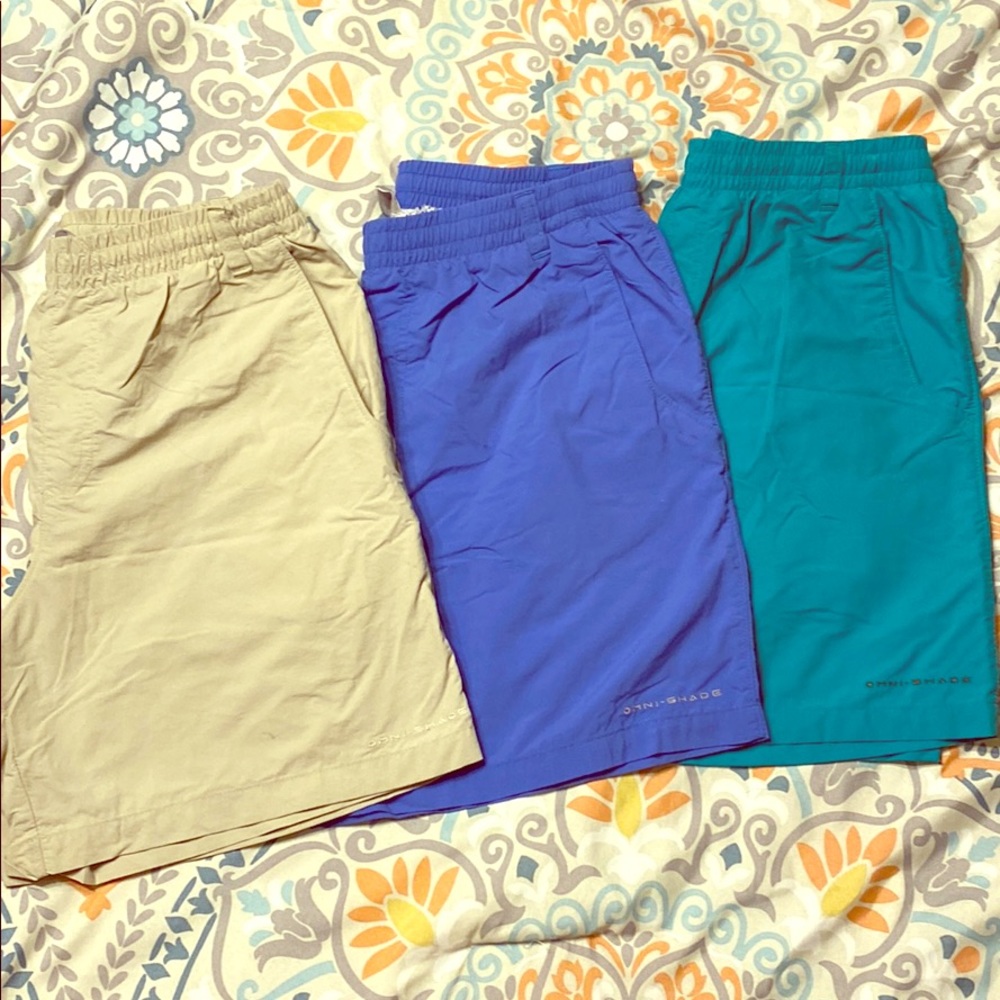 Set of 3 Columbia youth shorts